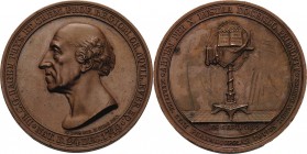 Ostpreußen
Königsberg Bronzemedaille 1925 (H. Gube/Loos) 50-jährige Lehrtätigkeit von Professor Karl Gottfried Hagen. Kopf nach links / Pult mit eine...