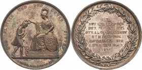 Pommern-Städte und Gemeinden
Stralsund Silbermedaille 1811 (L. Held / Loos) Zur Aufmunterung der Jugend des Gymnasiums. Nach links sitzende Pallas be...