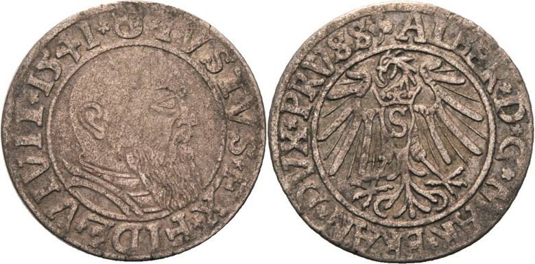 Preußen-Herzogtum (Ostpreußen)
Albrecht von Brandenburg 1525-1569 Groschen 1541...