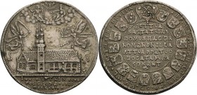 Regensburg-Stadt
 Silbergußmedaille 1627 (unsigniert) Grundsteinlegung der Dreifaltigkeitskirche. Ansicht der Kirche, darüber die Dreifaltigkeit / 7 ...