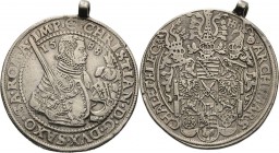 Sachsen-Kurlinie ab 1547 (Albertiner)
Christian I. 1586-1591 Taler 1588, HB-Dresden Am alten Henkel Keilitz/Kahnt 142 Schnee 731 Davenport 9806 Sehr ...