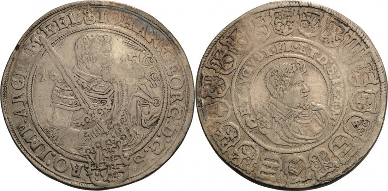 Sachsen-Kurlinie ab 1547 (Albertiner)
Johann Georg I. und August 1611-1615 Tale...