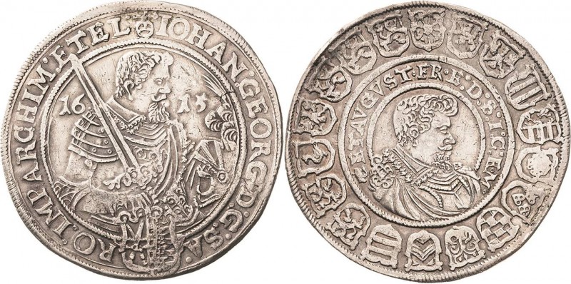 Sachsen-Kurlinie ab 1547 (Albertiner)
Johann Georg I. und August 1611-1615 Tale...
