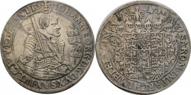 Sachsen-Kurlinie ab 1547 (Albertiner)
Johann Georg I. (1611-) 1615-1656 Taler 1631, HI-Dresden Mit anliegender Feldbinde C/K 158 b Schnee 845 Davenpo...