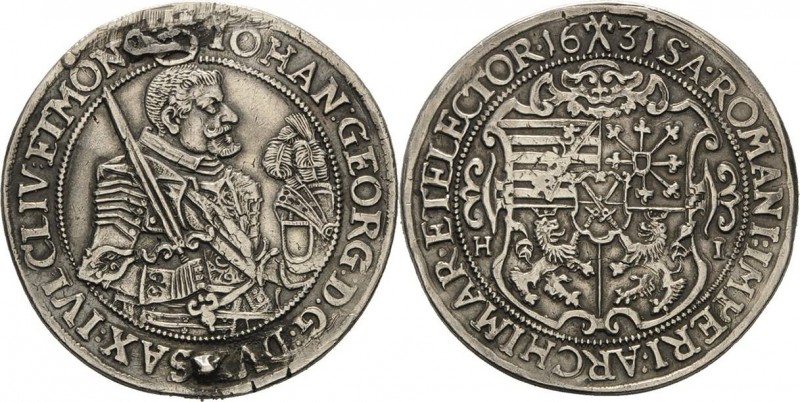 Sachsen-Kurlinie ab 1547 (Albertiner)
Johann Georg I. (1611-) 1615-1656 1/2 Tal...