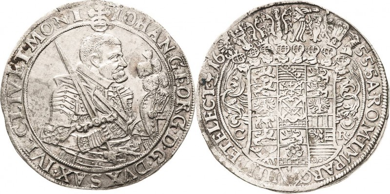 Sachsen-Kurlinie ab 1547 (Albertiner)
Johann Georg I. (1611-) 1615-1656 Taler 1...