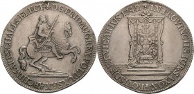 Sachsen-Kurlinie ab 1547 (Albertiner)
Friedrich August II. 1733-1763 2/3 Taler 1742, o.Mzz.-Dresden Vikariat Kahnt 640 Kohl 521 Kopicki 11532 (R3) Kl...