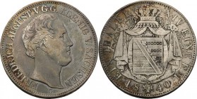 Sachsen-Kurlinie ab 1547 (Albertiner)
Friedrich August II. 1836-1854 Taler 1840, G-Dresden AKS 99 Jaeger 76 Kahnt 448 Davenport 875 Sehr schön