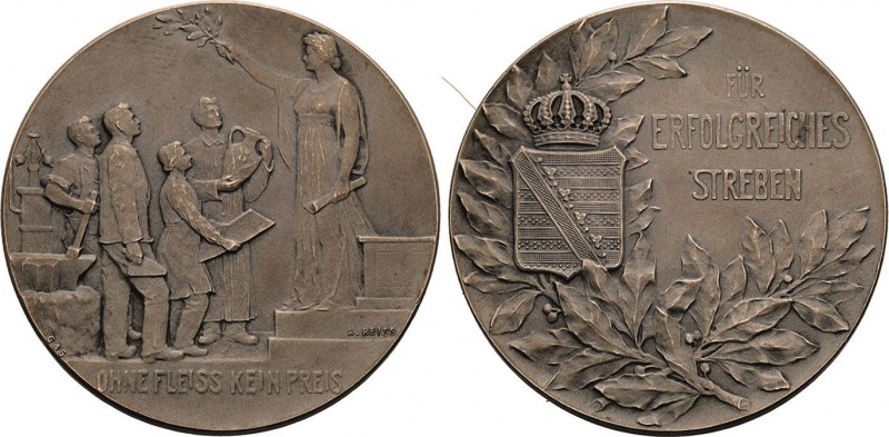 Sachsen-Kurlinie ab 1547 (Albertiner)
Friedrich August III. 1904-1918 Silbermed...