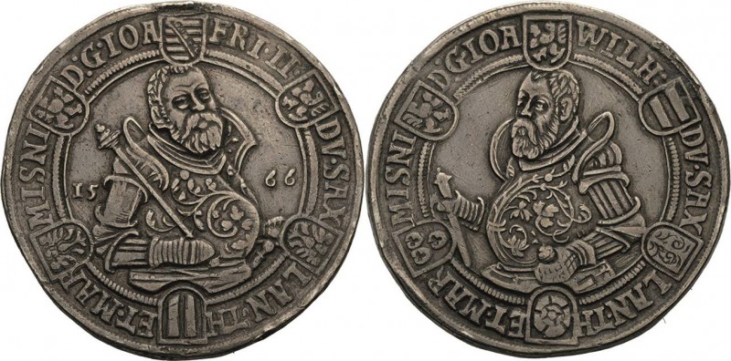 Sachsen-Ernestiner-Gesamthaus 1547-1573
Johann Friedrich II. und Johann Wilhelm...