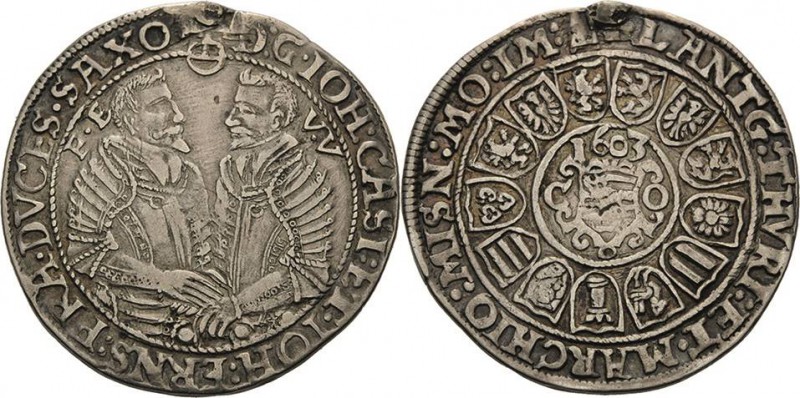 Sachsen-Coburg und Eisenach 1573-1638
Johann Casimir und Johann Ernst 1572-1633...