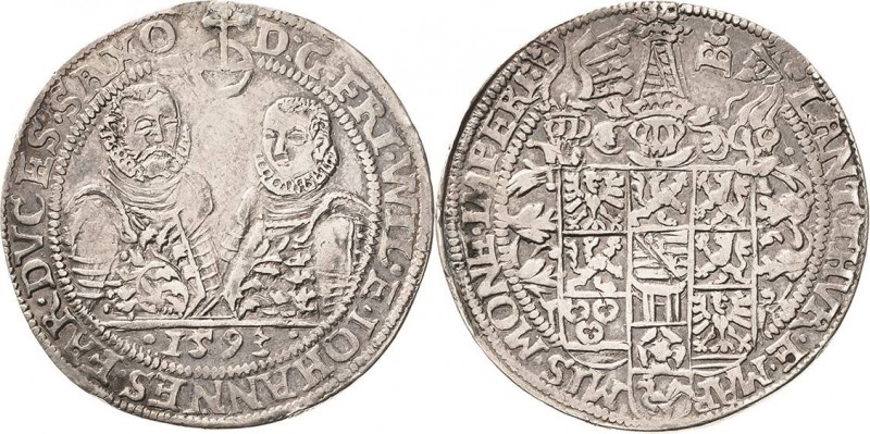 Sachsen-Weimar (Alt-Weimar) 1572-1603
Friedrich Wilhelm und Johann 1573-1603 1/...