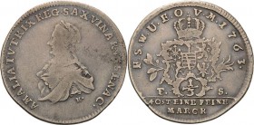 Sachsen-Weimar-Eisenach
Anna Amalia 1758-1775 1/3 Taler 1763, FS-Eisenach Koppe 576 Slg. Merseburger 3990 Sehr schön

Die Bezeichnung 1/3 Taler bez...