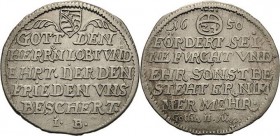 Sachsen-Gotha (Gotha-Altenburg)
Ernst der Fromme 1640-1675 Groschen 1650, IB-Gotha Auf den Westfälischen Frieden Steguweit 4 Slg. Merseburger 3040 Kl...