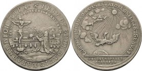 Sachsen-Coburg-Saalfeld
Christian Ernst und Franz Josias 1729-1745 Silberabschlag vom Dukaten o.J. (1745), Saalfeld Auf den Tod von Christian Ernst K...