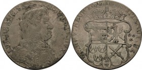 Sachsen-Lauenburg
Julius Franz 1666-1689 2/3 Taler 1678, Lauenburg Dorfmann 113 a Davenport 604 Sehr schön