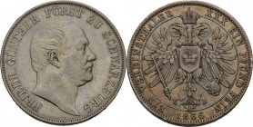 Schwarzburg-Rudolstadt
Friedrich Günther 1807-1867 Taler 1866, München AKS 13 Jaeger 56 Kahnt 537 Davenport 918 Sehr schön