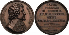 Wallenstein
Albrecht von Wallenstein 1625-1634 Bronzemedaille 1824 (B. Wolff) Aus der Medaillensuite von Durand "Berühmte Männer". Brustbild nach rec...