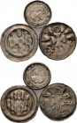 Mittelalter
Lot-3 Stück Interessantes Lot mittelalterlicher Silberünzen aus Magdeburg und Umgebung. Darunter: Wilbrand von Käfernburg 1235-1254 Brakt...