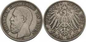Baden
Friedrich I. 1856-1907 2 Mark 1900 G Jaeger 28 Sehr schön