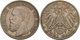 Baden
Friedrich I. 1856-1907 2 Mark 1901 G Jaeger 28 Sehr schön
