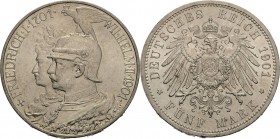 Preußen
Wilhelm II. 1888-1918 5 Mark 1901 A 200 Jahre Königreich Jaeger 106 Fast vorzüglich/vorzüglich-Stempelglanz