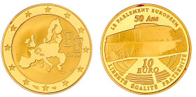 Ausländische Goldmünzen und -medaillen

Frankreich

Fünfte Republik, seit 1958

10 Euro 2008. 50 Jahre Europäisches Parlament. 1/4 Unze Feingold...