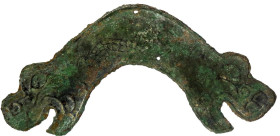 CHINA und Südostasien

China

Chou-Dynastie 1122-255 v. Chr.

Bronze-Klangplattengeld der Chunqiu-Periode ca. 770/476 v.Chr. 135 mm. Mit Drachen...