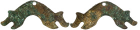 CHINA und Südostasien

China

Chou-Dynastie 1122-255 v. Chr.

Bronze-Klangplattengeld der Chunqiu-Periode ca. 770/476 v.Chr. 102 mm. Mit Drachen...