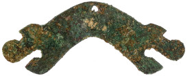 CHINA und Südostasien

China

Chou-Dynastie 1122-255 v. Chr.

Bronze-Klangplattengeld der Chunqiu-Periode ca. 770/476 v.Chr. 112 mm. Mit Drachen...