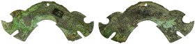 CHINA und Südostasien

China

Chou-Dynastie 1122-255 v. Chr.

Bronze-Klangplattengeld der Chunqiu-Periode ca. 770/476 v.Chr. 112 mm. Drachenkopf...