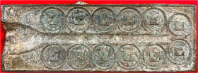 CHINA und Südostasien

China

Westliche Han-Dynastie, 206/6 v.Chr.

Fantasie-Bronzematrize (Mulde) für den Guss von Wu Zhu Münzen. Bleibronze-Gu...