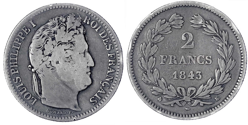 Ausländische Münzen und Medaillen

Frankreich

Louis Philippe I., 1830-1848...