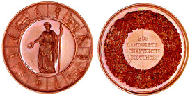 Altdeutsche Münzen und Medaillen

Brandenburg-Preußen

Wilhelm I., 1861-1888

Bronzemedaille o.J.(1878) von Loos. Für landwirtschaftliche Leistu...