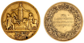 Altdeutsche Münzen und Medaillen

Brandenburg-Preußen

Friedrich III., 1888

Bronzemedaille o.J.(1888), von Kullrich bei Loos. Für landwirtschaf...