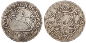 Altdeutsche Münzen und Medaillen

Braunschweig-Calenberg-Hannover

Ernst August, 1679-1698

2/3 Feinsilbertaler 1682 HB, Clausthal. Wappen/sprin...