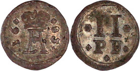 Altdeutsche Münzen und Medaillen

Braunschweig-Calenberg-Hannover

Ernst August, 1679-1698

2 Pfenninge 1683, Clausthal. Monogramm in Druckbuchs...