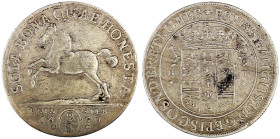 Altdeutsche Münzen und Medaillen

Braunschweig-Calenberg-Hannover

Ernst August, 1679-1698

2/3 Feinsilbertaler 1690 HB, Clausthal. Wappen/sprin...
