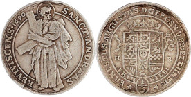Altdeutsche Münzen und Medaillen

Braunschweig-Calenberg-Hannover

Ernst August, 1679-1698

1/3 Ausbeutetaler Feinsilber 1690 HB (Heinrich Bonho...