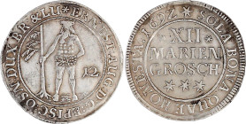 Altdeutsche Münzen und Medaillen

Braunschweig-Calenberg-Hannover

Ernst August, 1679-1698

XII Mariengroschen 1692 ***, Zellerfeld. Wilder Mann...