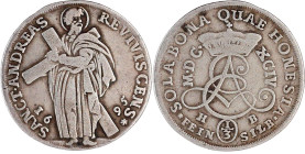 Altdeutsche Münzen und Medaillen

Braunschweig-Calenberg-Hannover

Ernst August, 1679-1698

1/3 Zwitter-Ausbeutetaler Feinsilber 1694/1695 HB (H...