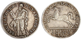 Altdeutsche Münzen und Medaillen

Braunschweig-Calenberg-Hannover

Georg Ludwig, 1698-1714

1/3 Ausbeutetaler Feinsilber 1699 HB, Clausthal. Aus...