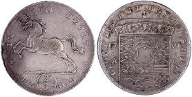 Altdeutsche Münzen und Medaillen

Braunschweig-Calenberg-Hannover

Georg Ludwig, 1698-1714

2/3 Taler Feinsilber 1701 HB, Clausthal. Springendes...