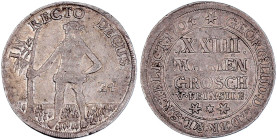 Altdeutsche Münzen und Medaillen

Braunschweig-Calenberg-Hannover

Georg Ludwig, 1698-1714

XXIIII Mariengroschen 1704***, Zellerfeld. Wilder Ma...