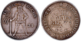 Altdeutsche Münzen und Medaillen

Braunschweig-Calenberg-Hannover

Georg Ludwig, 1698-1714

XXIIII Mariengroschen 1706***, Zellerfeld. Wilder Ma...
