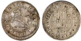 Altdeutsche Münzen und Medaillen

Braunschweig-Calenberg-Hannover

Georg Ludwig, 1698-1714

IIII Mariengroschen Feinsilber 1713 HCB, Clausthal. ...
