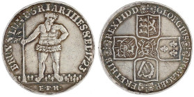 Altdeutsche Münzen und Medaillen

Braunschweig-Calenberg-Hannover

Georg I., 1714-1727

2/3 Taler Feinsilber 1723 EPH, Zellerfeld. Wilder Mann. ...