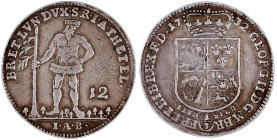 Altdeutsche Münzen und Medaillen

Braunschweig-Calenberg-Hannover

Georg II., 1727-1760

1/3 Taler 1732 I.A.B., Zellerfeld. Wilder Mann. sehr sc...