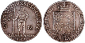 Altdeutsche Münzen und Medaillen

Braunschweig-Calenberg-Hannover

Georg II., 1727-1760

1/3 Taler 1741 I.B.H., Zellerfeld. Wilder Mann. sehr sc...