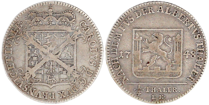 Altdeutsche Münzen und Medaillen

Braunschweig-Wolfenbüttel

Karl I., 1735-1...